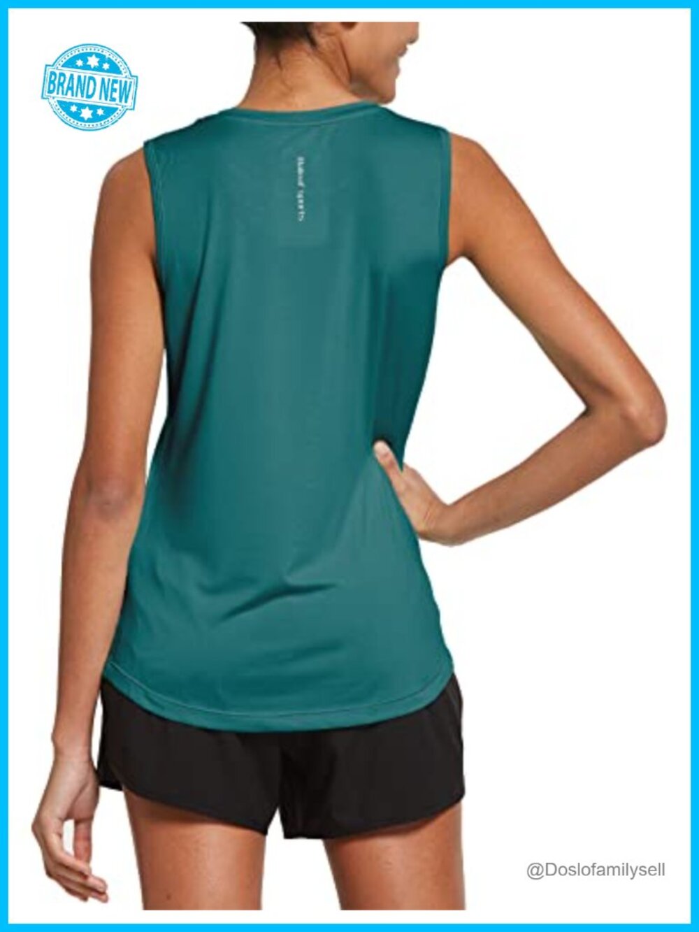 Sleeveless Tank Top, Quick Dry Athletic Tee, Lightweight Yoga Shirt